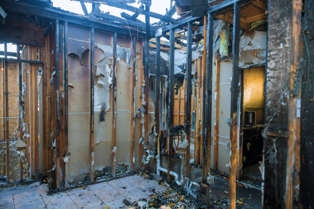 Professional Fire Damage Restoration technician working in Franconia, VA